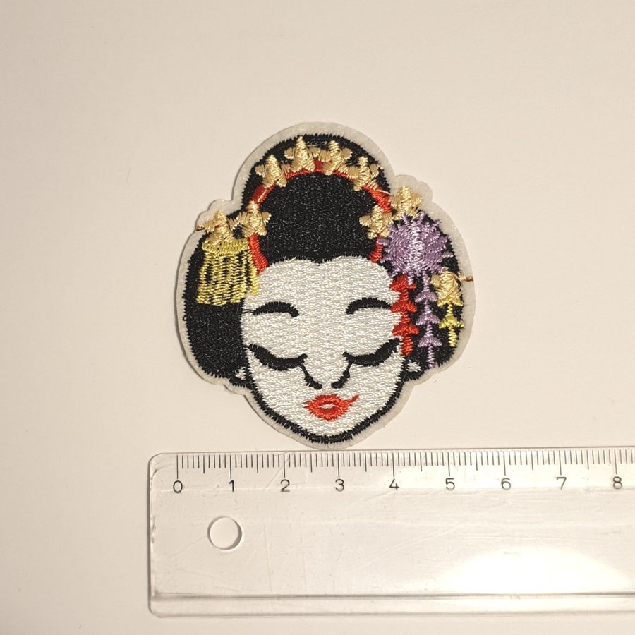 Geisha | japan | patch | tygmärke