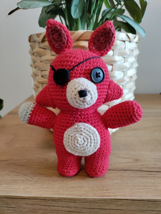 Foxy FNAF - amigurumi