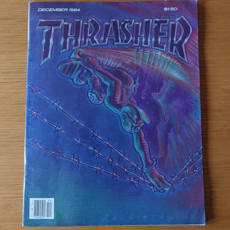 Thrasher Skateboard Magazine - December 1984, Vol.4, No8.12