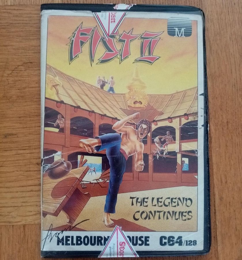 Fist II - The Legend Continues (Melbourne House) Disk ->TESTAD<- Commodore 64