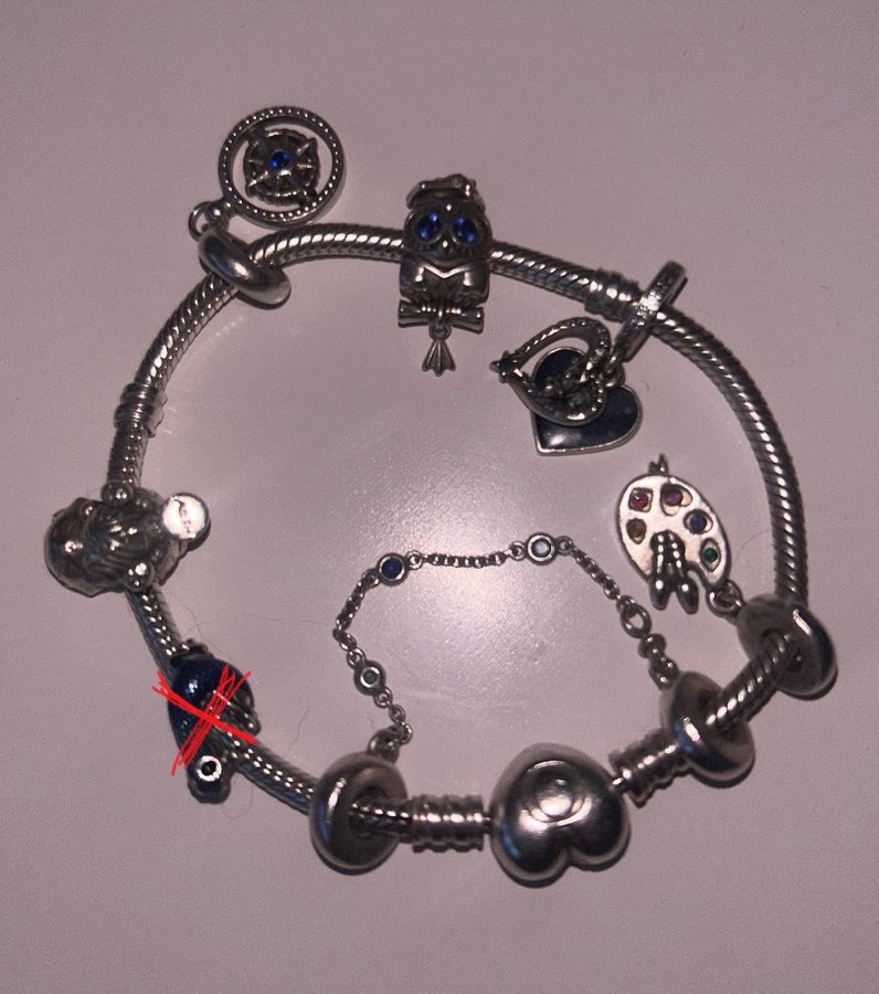 Silver Pandora armband