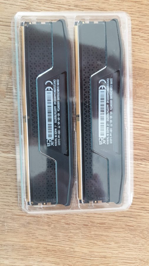 32GB DDR5 Vengeance DRAM 4800MT/s CL40 RAM Ramminnen