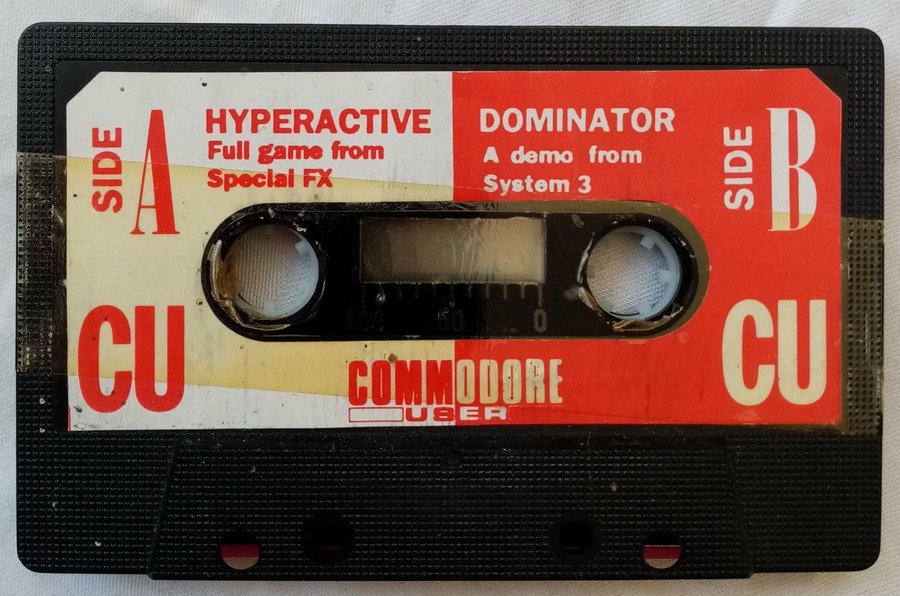 Commodore User - CU (#Feb-89) - Hyperactive + Dominator (demo)