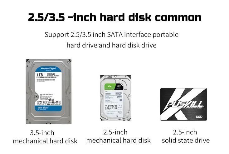 USB 3.0 till SATA-kabel USB till SATA III-drivrutinskabel