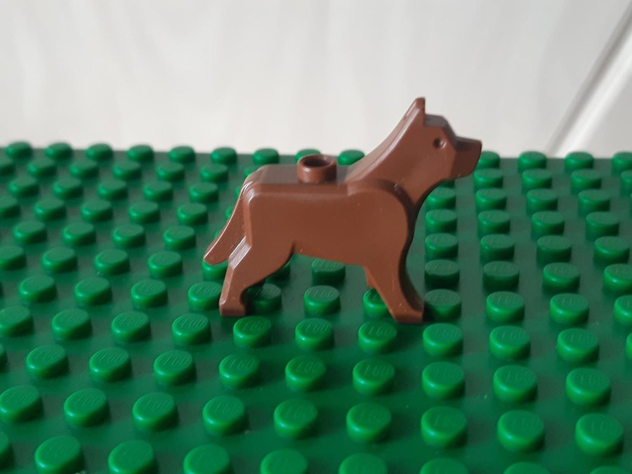 LEGO Animal Land 48812 Reddish Brown Dog / Wolf ( HP Grim ) Varg Hund 4261047