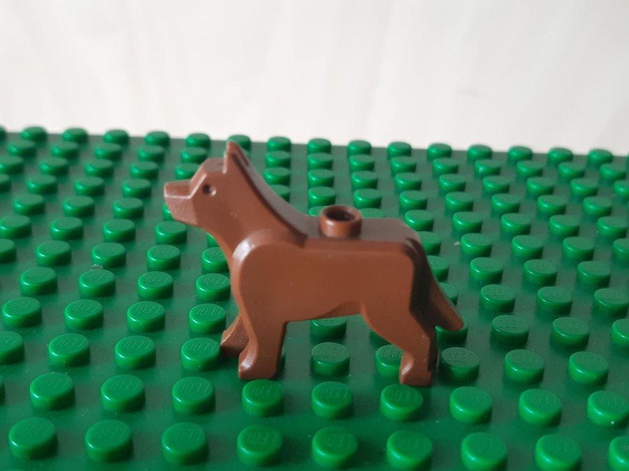 LEGO Animal Land 48812 Reddish Brown Dog / Wolf ( HP Grim ) Varg Hund 4261047