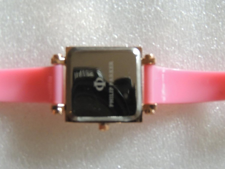 Rosa quarts armbandsur Philip Parker NOS