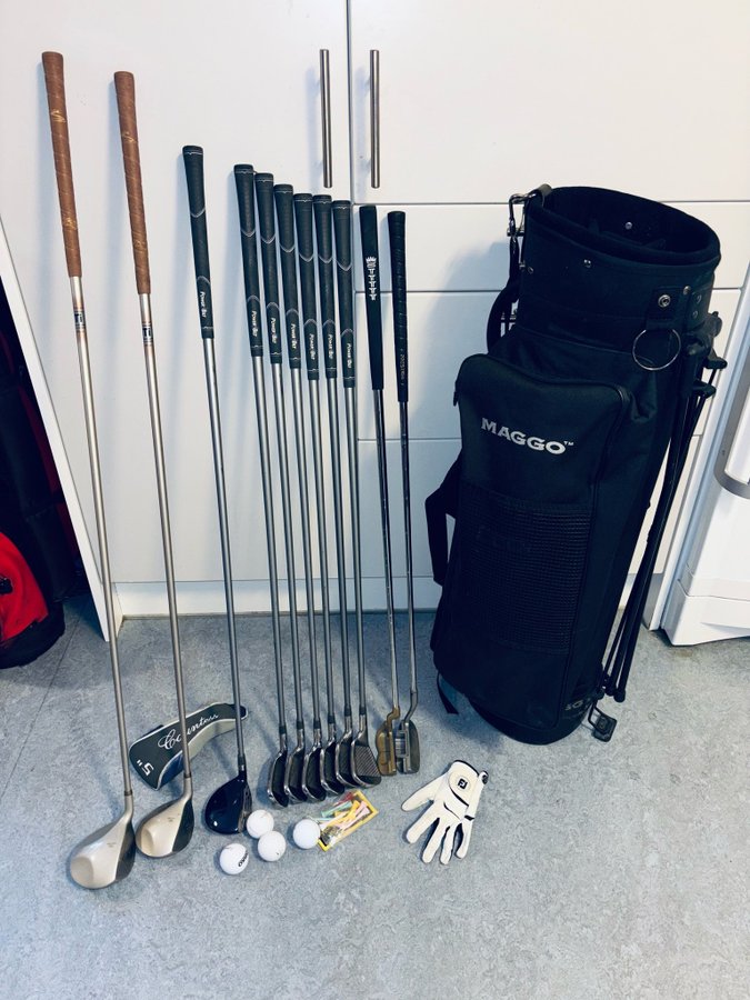 Golfset DAM Nybörjare top skick med fina grips !!