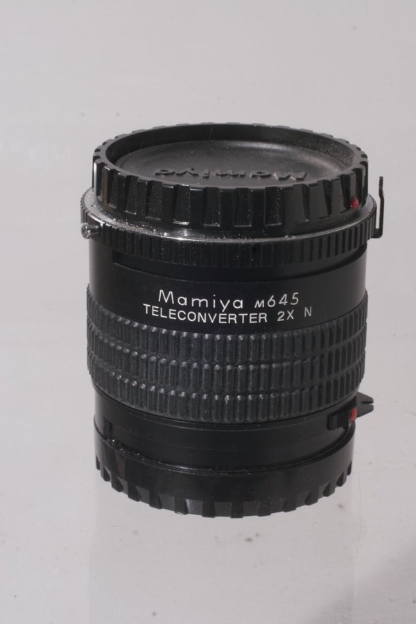 Mamiya 645, 2x teleconverter. Nyskick