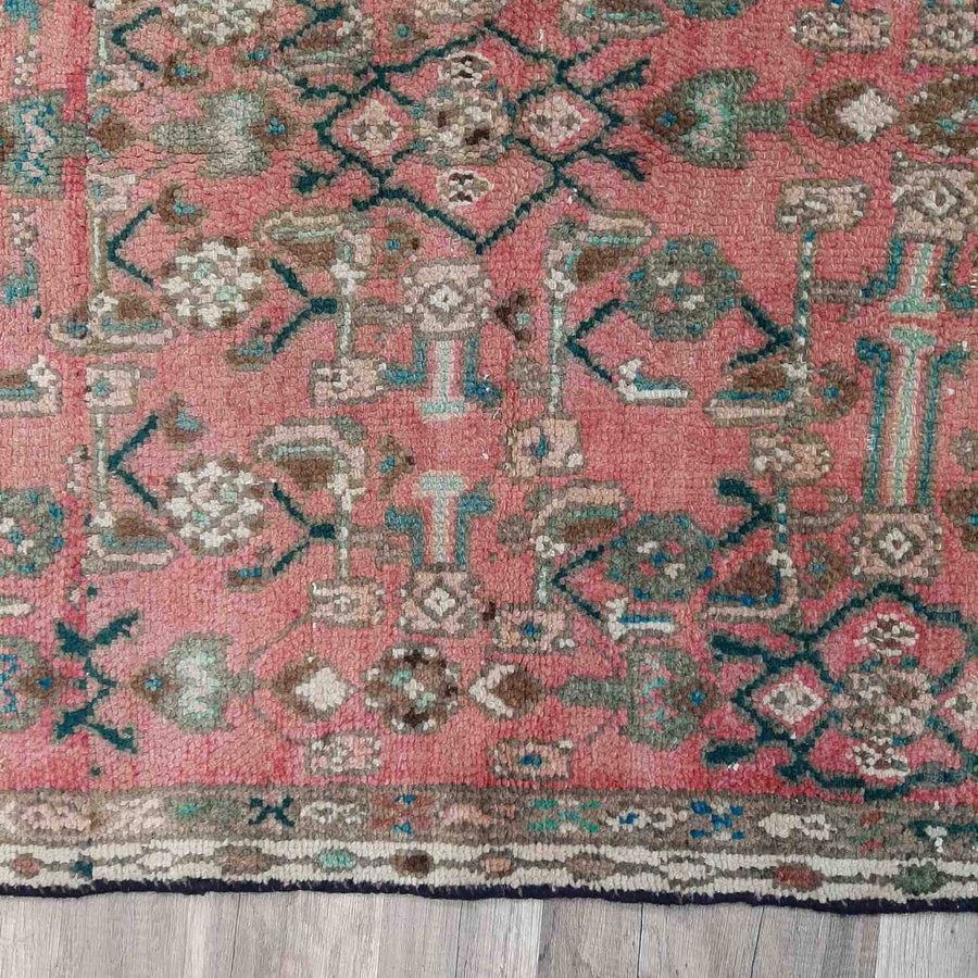 Äkta Vintage matta ca: 180x87 cm - 100% ull - Tvättad  klart - Pris garanti