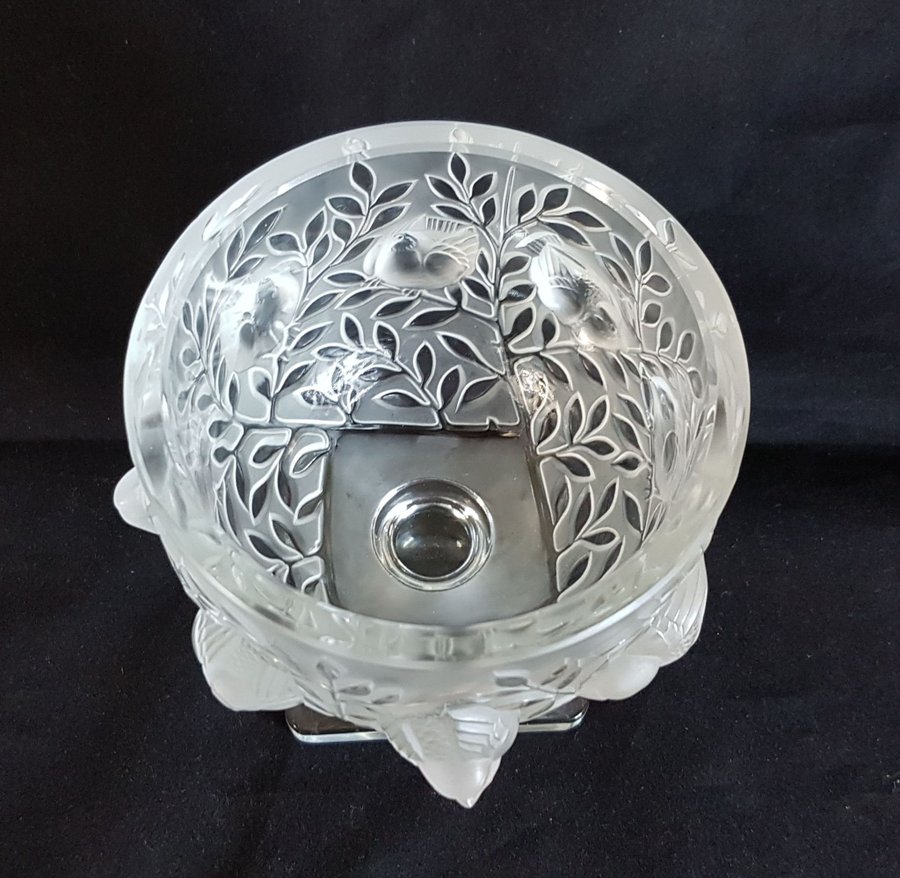 Glasskål René Lalique France Elizabeth