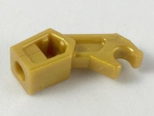 Pearl Gold Arm Mechanical Exo-Force / Bionicle Thick Support - LEGO - 98313