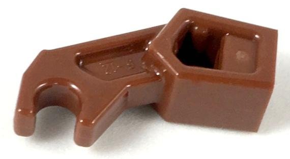 Reddish Brown Arm Mechanical Exo-Force / Bionicle Thick Support - LEGO - 98313