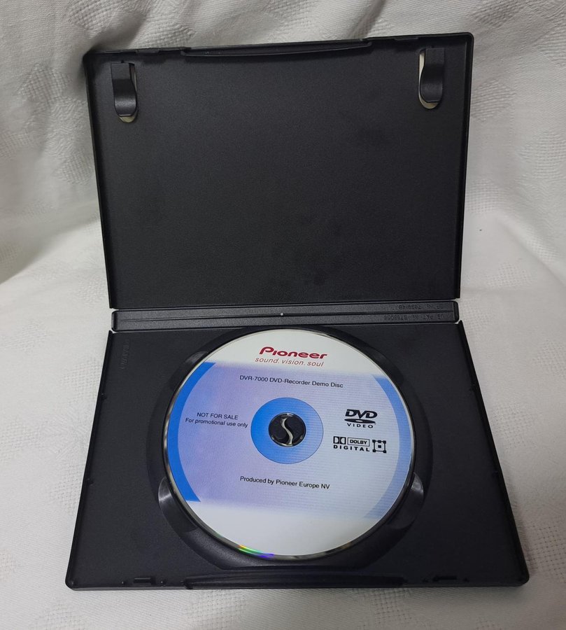 Pioneer dvr-7000 dvr-recorder promotion demo disc
