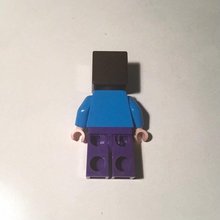 Lego Minecraft Steve figur minifigur gubbe