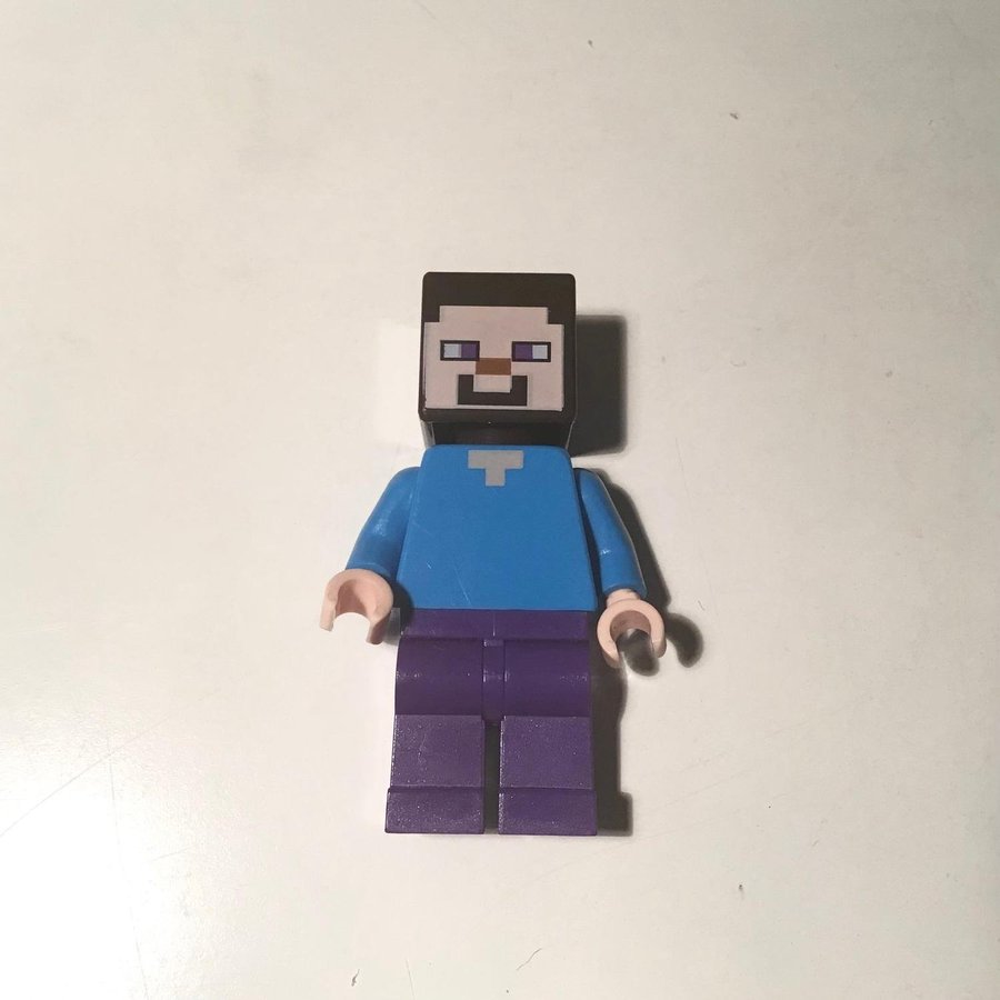 Lego Minecraft Steve figur minifigur gubbe