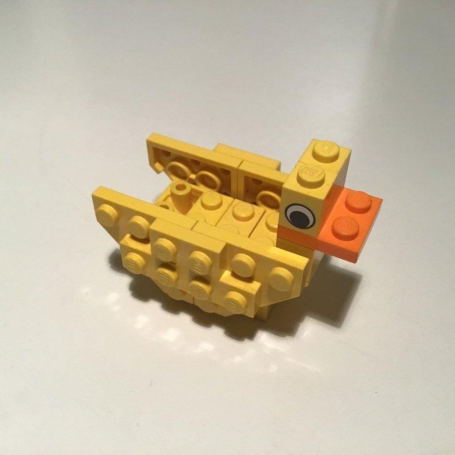 Lego Bygge Figur Anka Duck Båt