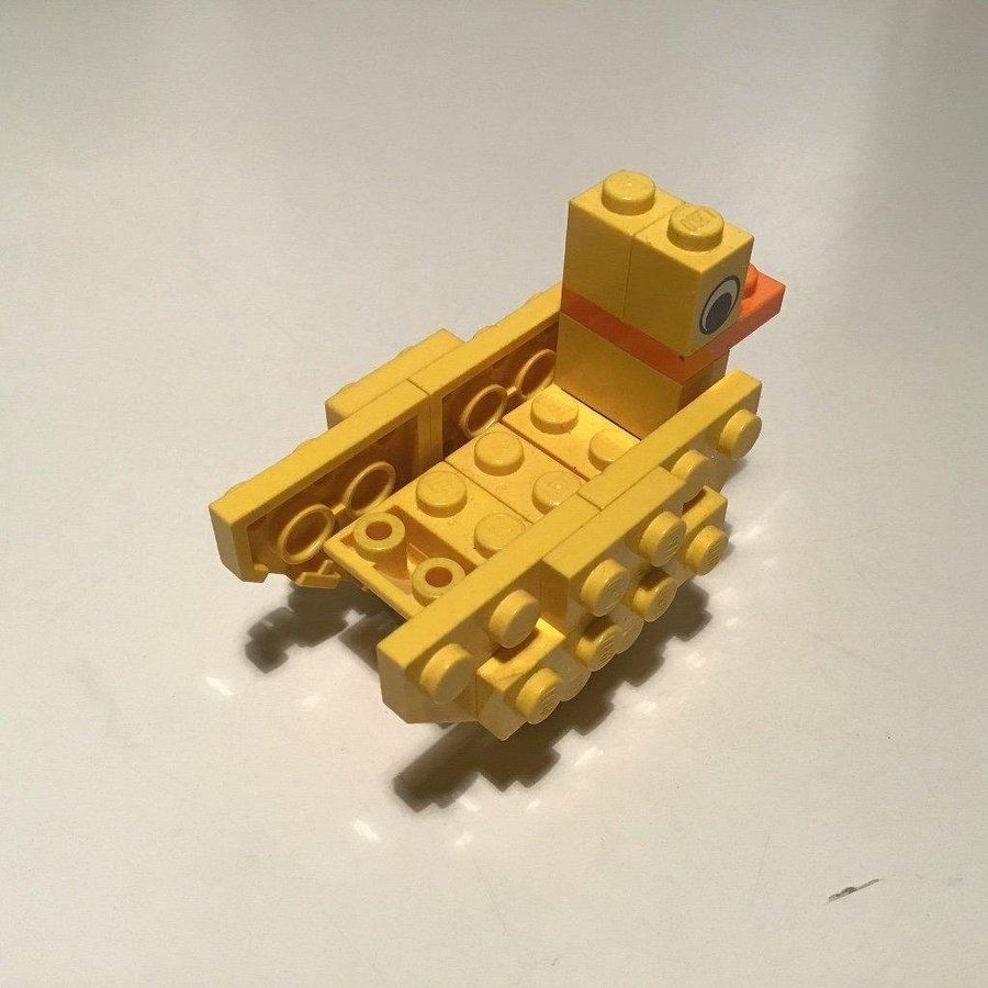 Lego Bygge Figur Anka Duck Båt