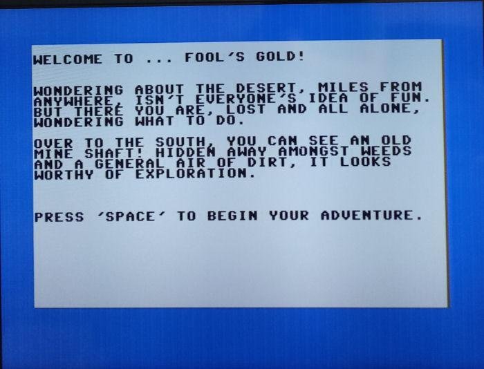 Fool's Gold (Romik Software) - Lös Tape - Kassett >TESTAD< - Commodore 64 Spel