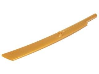 Pearl Gold Propeller 1 Blade 10L with Bar (Sword Blade) - LEGO - 98137