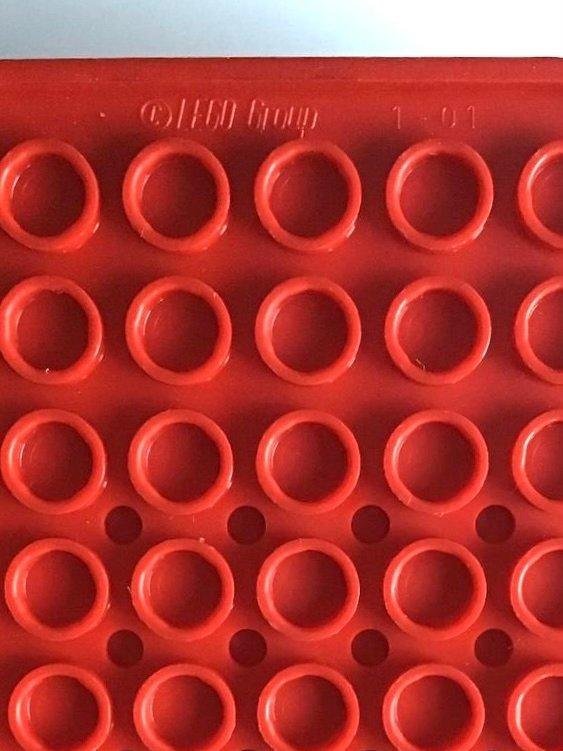 Lego Stort Rött Flak till Lastbil Enstaka bitar Legobitar Retro