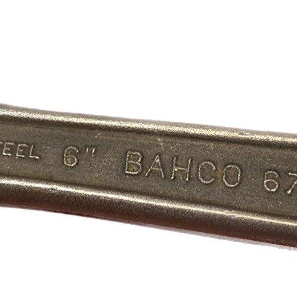 Bahco No670 skiftnyckel 6" AB BA Hjorth  Co Stockholm Sverige 118 Wrench