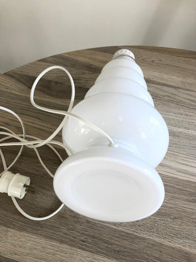 PO STRÖM ALSTERFORS LAMPFOT KULFOT GLAS BORDSLAMPA 60 TAL RETRO 2