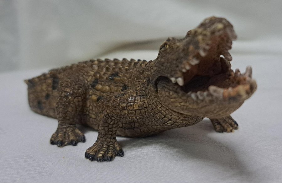 Schleich Wild Life Realistic Wild Animal Toy Crocodile Toy Figurine
