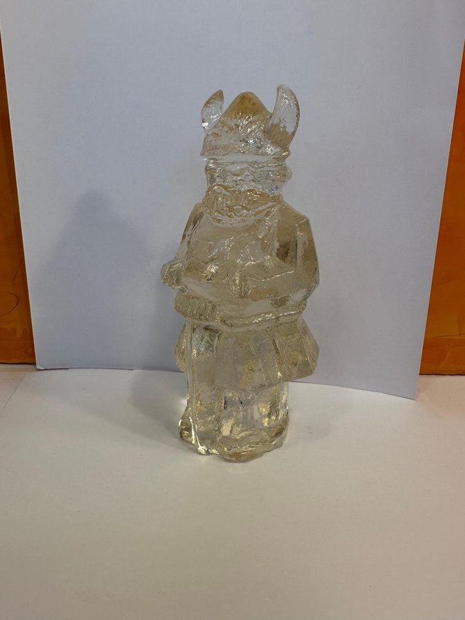 Viking Figur Pukeberg Glas/Kristall