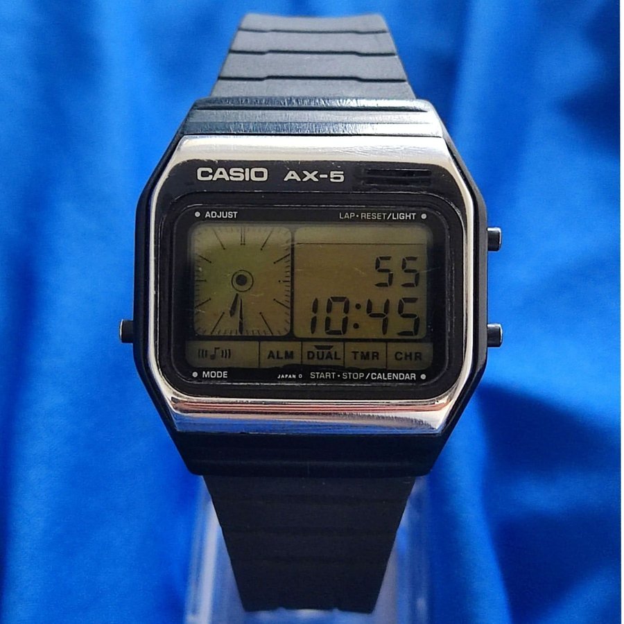 Casio AX-5 Digital Klocka the most rare of casio melody AX5 1980