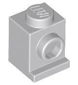 Light Bluish Gray Brick Modified 1 x 1 with Headlight - LEGO - 4070