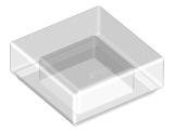 Trans-Clear Tile 1 x 1 with Groove - LEGO - 3070b