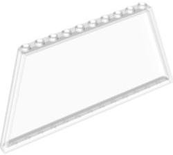 Trans-Clear Windscreen 1 x 14 x 6 Tapered - LEGO - 80573