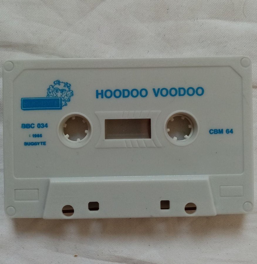 Hoodoo Voodoo (Bug-Byte) - Lös Tape - Kassett >TESTAD< - Commodore 64 Spel