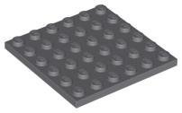 Dark Bluish Gray Plate 6 x 6 - LEGO - 3958