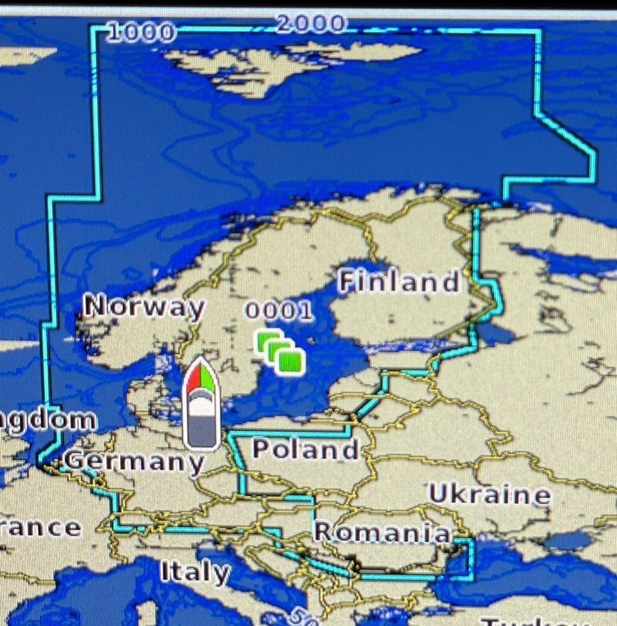 Garmin echoMAP CHIRP 72 DV+Bluechart G3 Vision HD 2022V Hela nord Europa