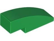 Green Slope Curved 3 x 1 - LEGO - 50950