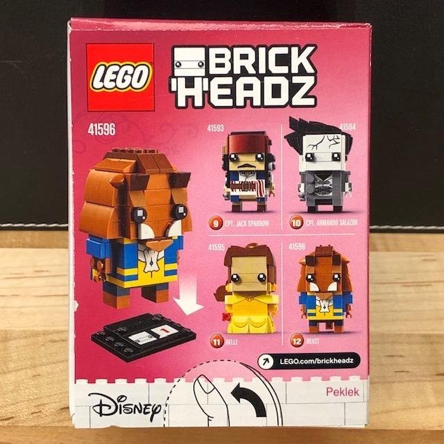 LEGO BrickHeadz 41595 + 41596 "Belle  Beast" - från 2018 oöppnade!