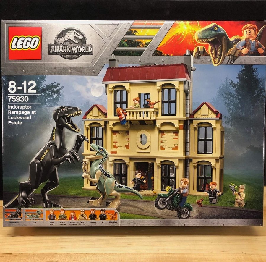 LEGO Jurassic World 75930 "Indoraptor  attacken mot Lockwood" - oöppnad!