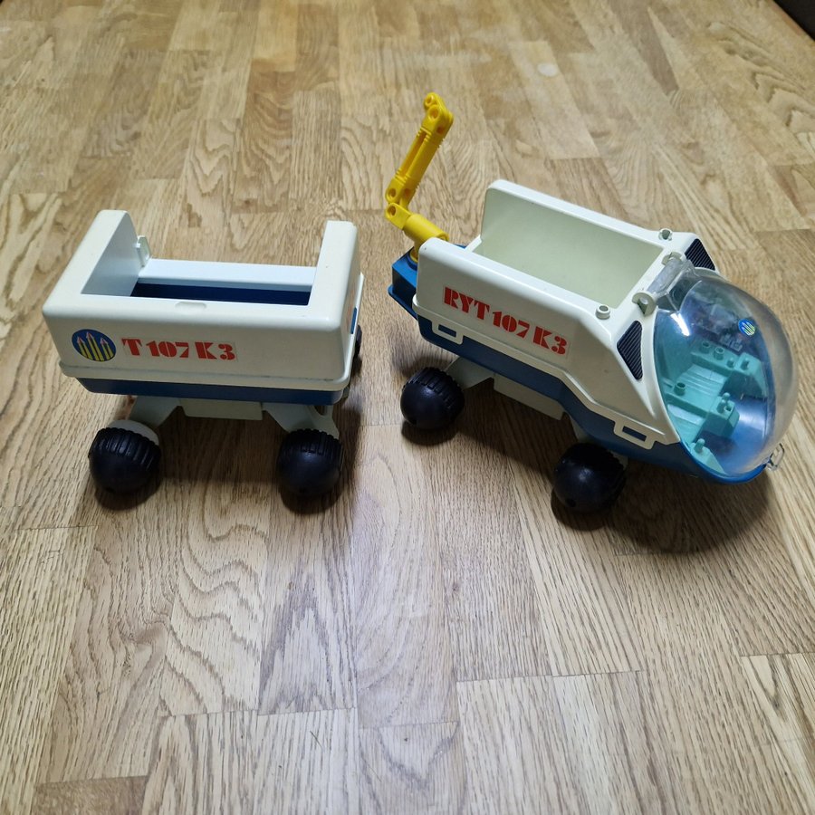 PLAYMOBIL SPACE T107 K3 Space Rover SET 1982 retro vintage leksak