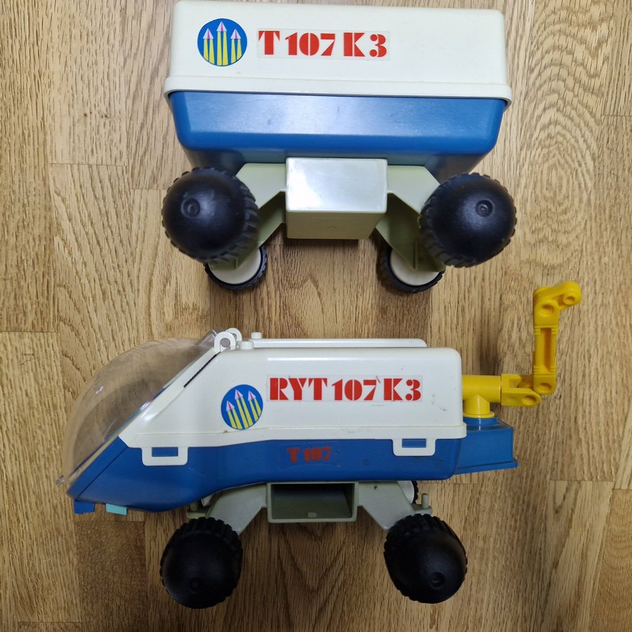 PLAYMOBIL SPACE T107 K3 Space Rover SET 1982 retro vintage leksak