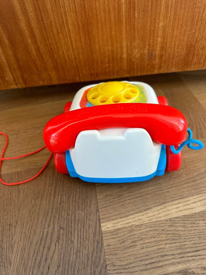 Fisher Price telefon färgglad leksak retro 70-tal