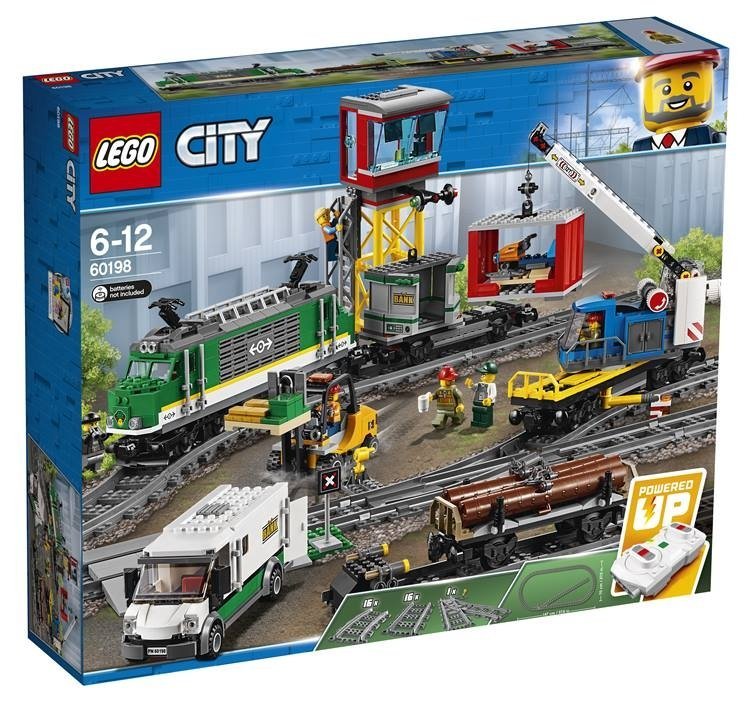 LEGO City 60198 (Nytt) "Godståg" - Tåg från 2018