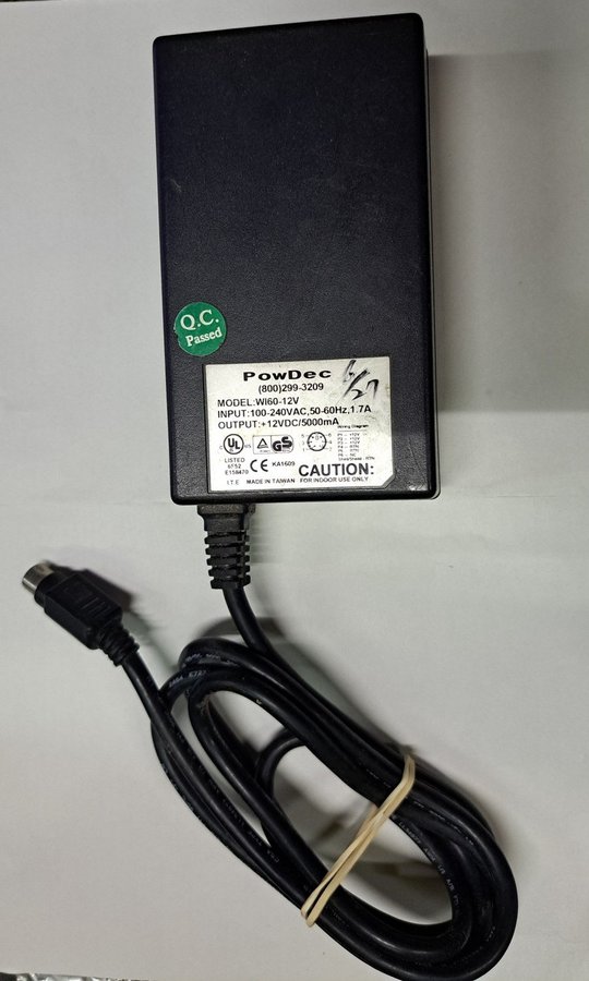 Powdec wi60-12v POWER ADAPTER