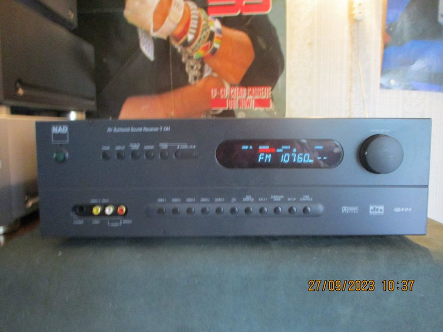 11 KG NAD AV SURROUND SOUND RECEIVER FM-AM MOD T-741 DOLBY DIGITAL 51