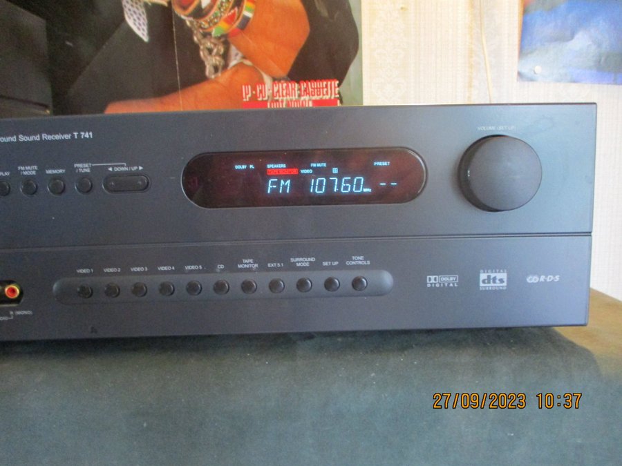 11 KG NAD AV SURROUND SOUND RECEIVER FM-AM MOD T-741 DOLBY DIGITAL 51