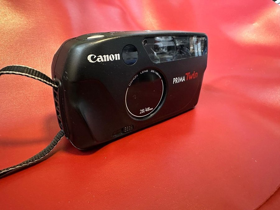 Vintage Canon Prima Twin Analog kamera 28-48mm 35mm film kompaktkamera