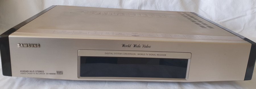 Samsung SV-4000W World Wide Video VCR Cassette Recorder VHS Player NTSC/PAL+