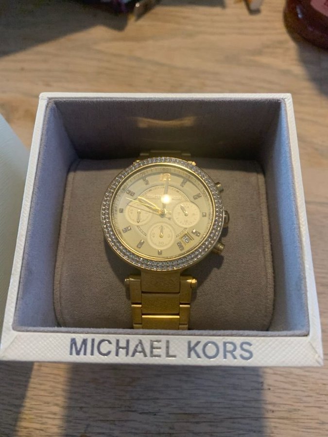 Michael Kors Guld Ur med Krystaller