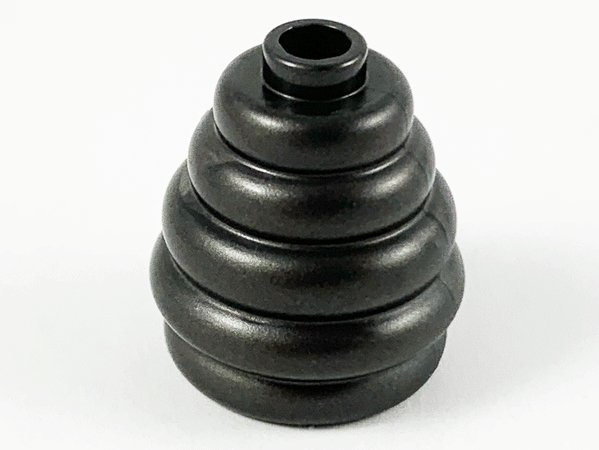 Pearl Dark Gray Cone 2 x 2 x 1 2/3 with Stacked Rings - LEGO - 35574
